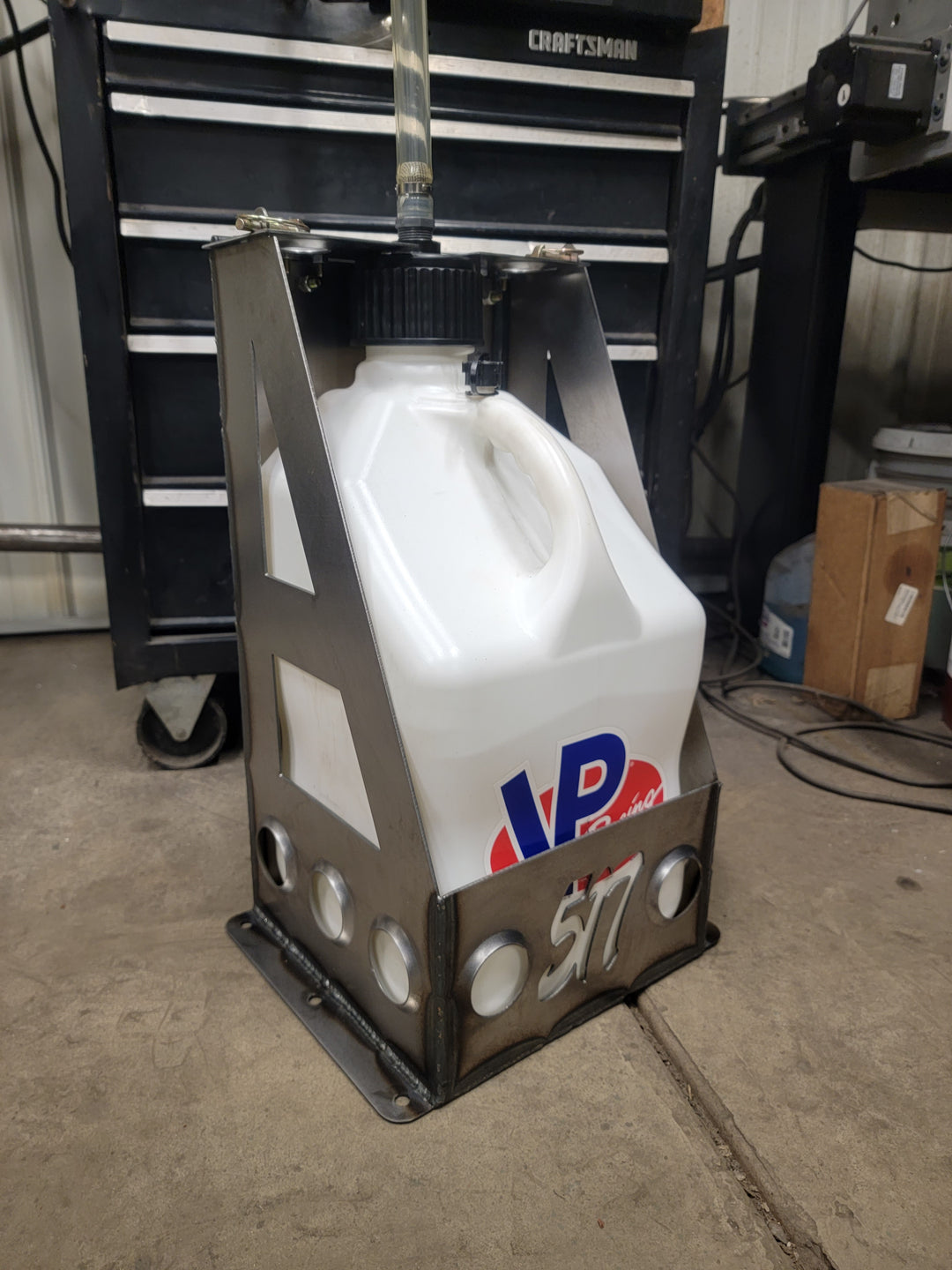 DIY Single Fuel Jug Holder 517 Metalworks